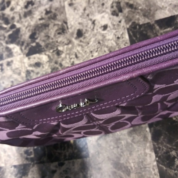 Purple COACH Wristlet - Picture 4 of 5